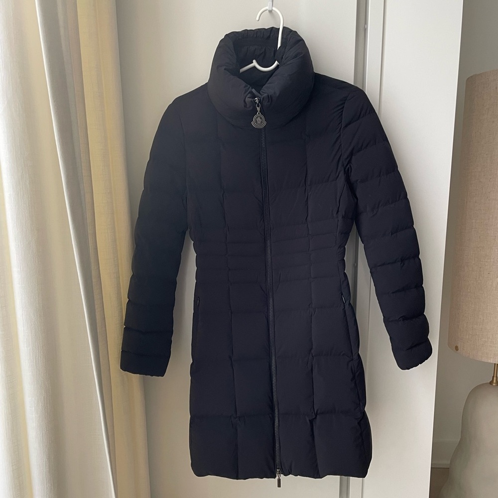 Moncler long down jacket